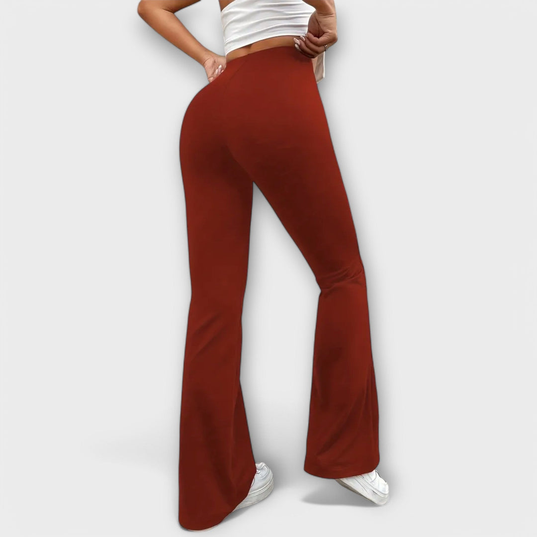 Violette | Relaxed Trousers with Flared Leg