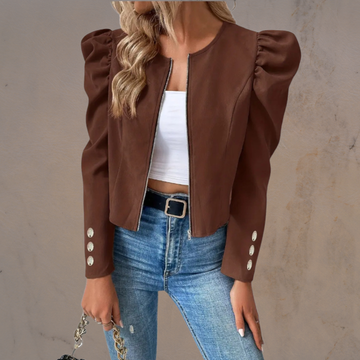 Lucia – Jacket with Puff Sleeves