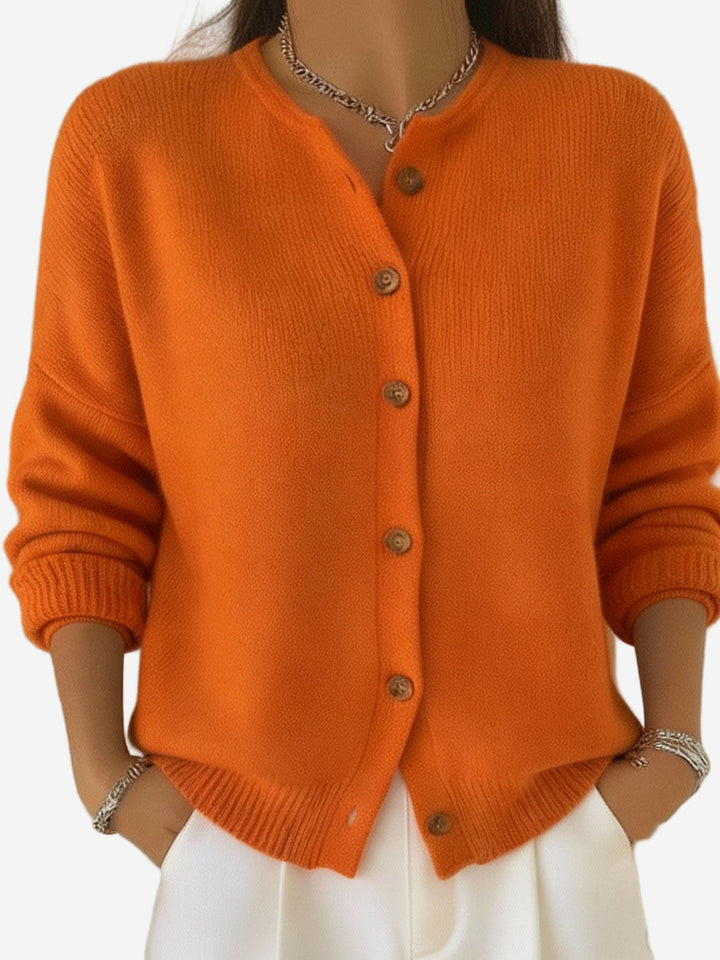 Serenata - Crew Neck Knit Cardigan