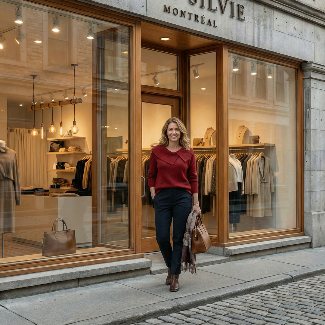 Dahlia - Soft Ribbed Collar Sweater