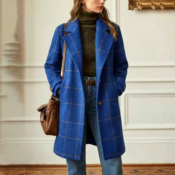 Montréal Wool Check Coat