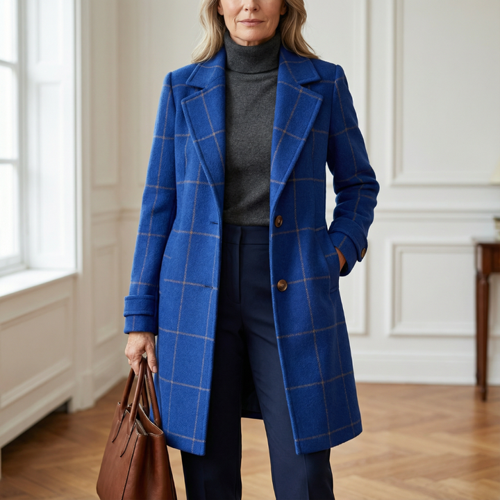 Montréal Wool Check Coat