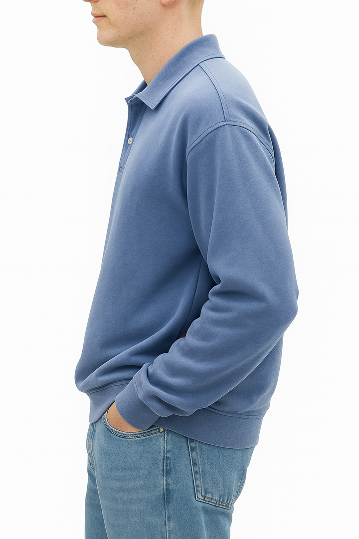 Wilfred | Men's Casual Long Sleeve Polo