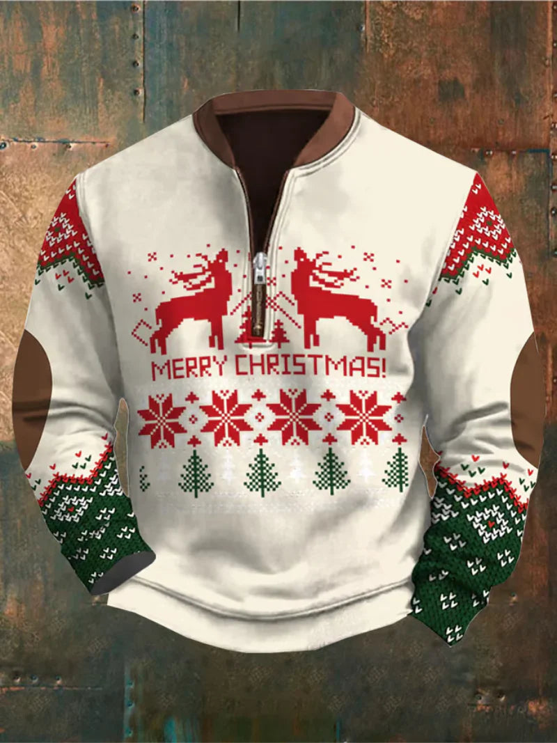 Leonardo | Christmas Jumper with Horseman print