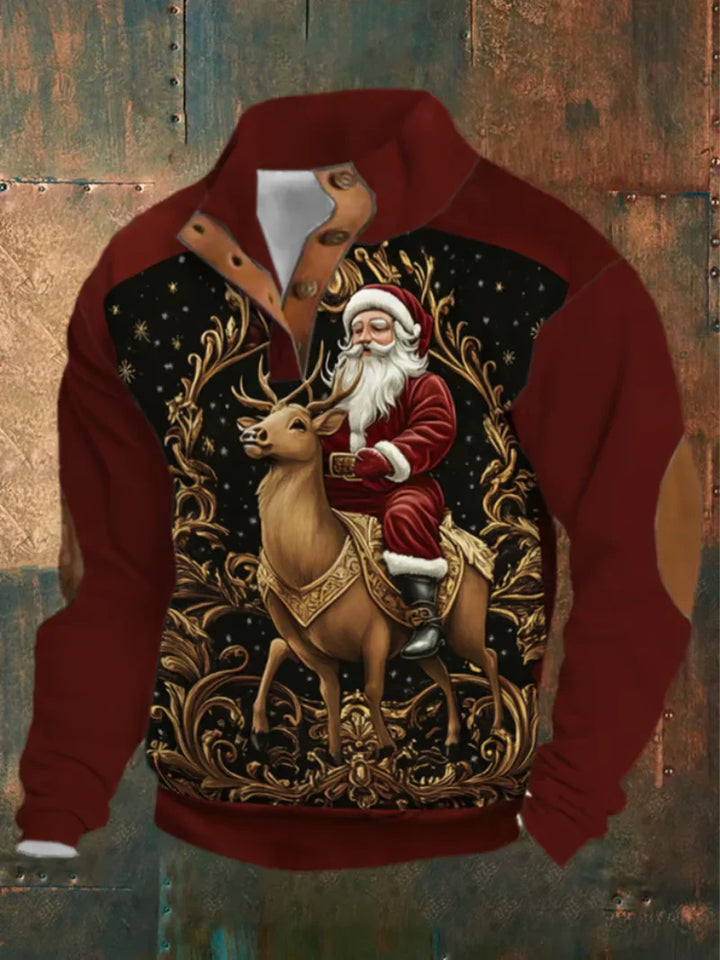 Leonardo | Christmas Jumper with Horseman print