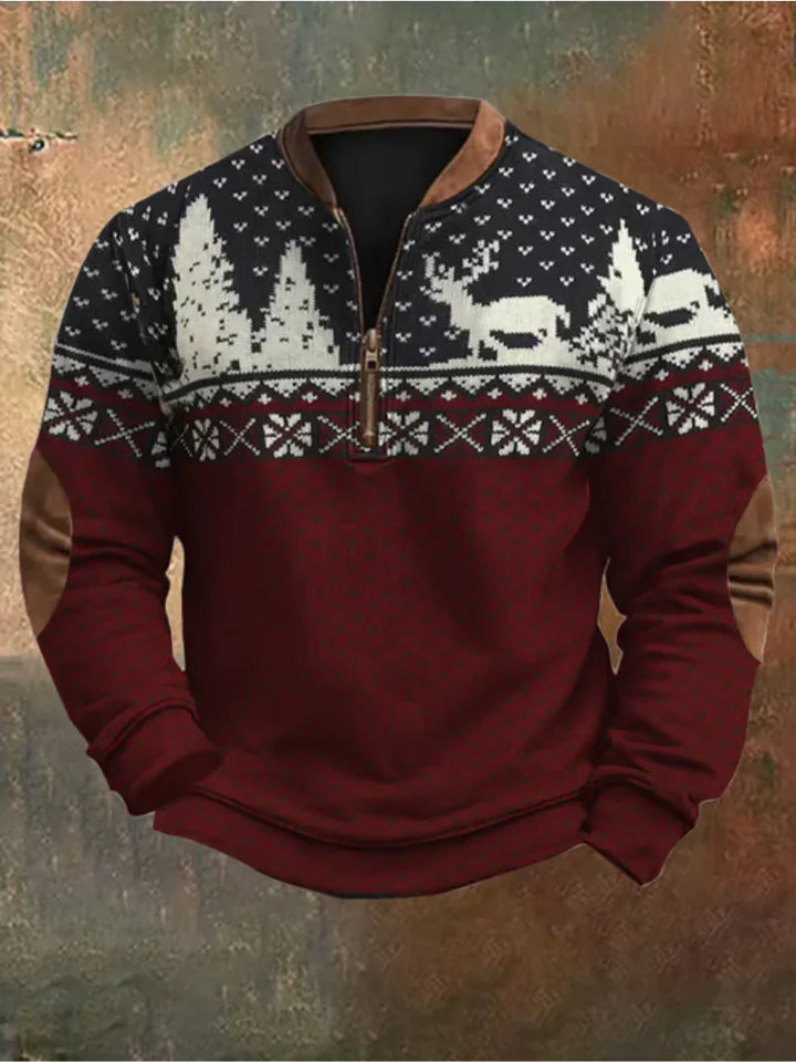 Leonardo | Christmas Jumper with Horseman print