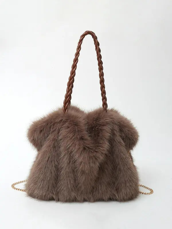 CHARLOTTE™ - Versatile Plush Velvet Shoulder Tote Bag
